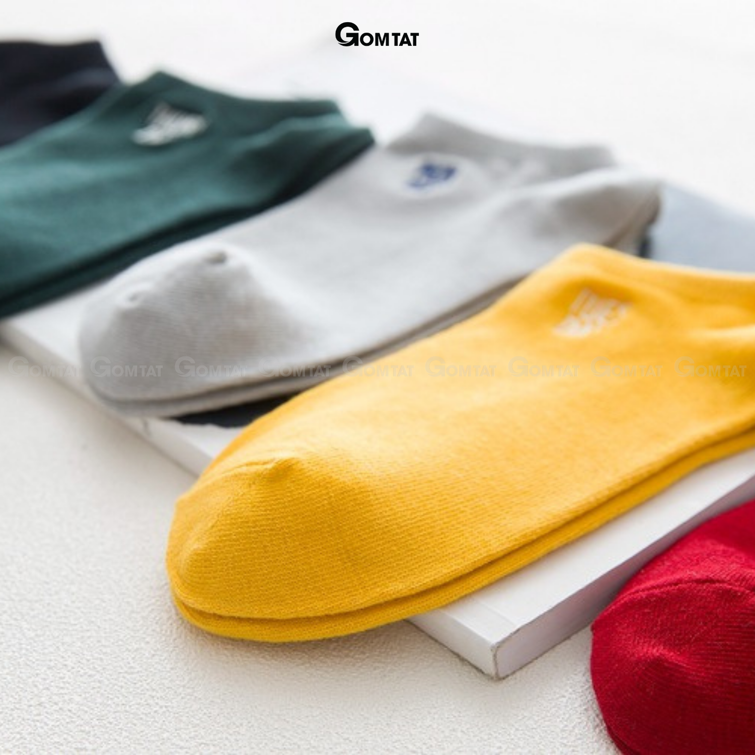 Set 7 đôi Vớ cổ ngắn nữ chất liệu cotton cao cấp, tất nữ cổ thấp 7 đôi sử dụng 7 ngày - VOTUAN-NU02