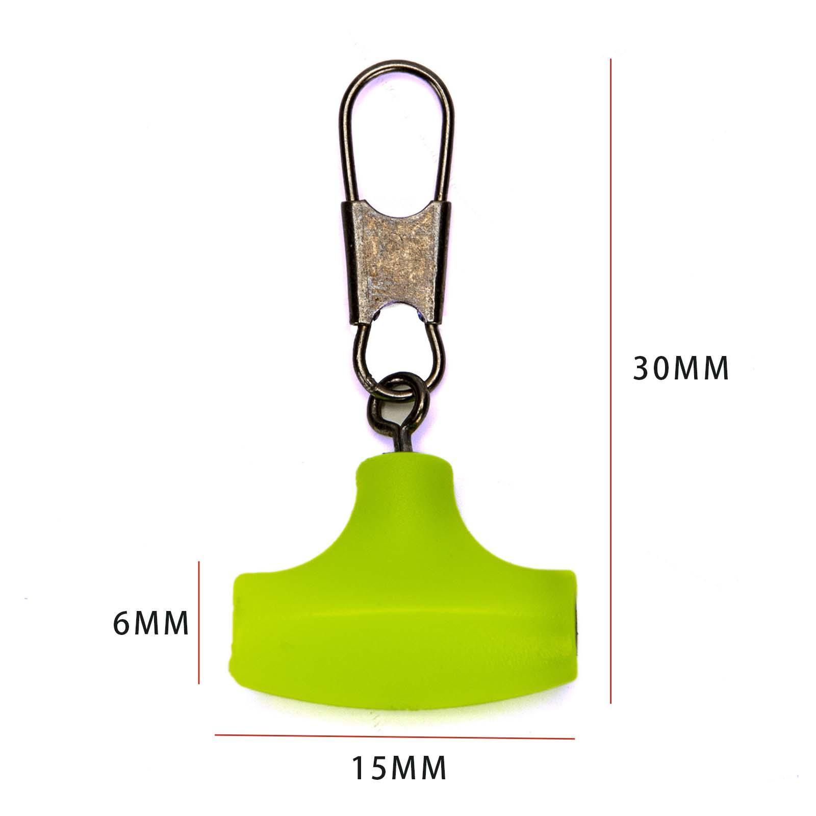 5x Sinker Slider Sinker Weight Connector with Snap Fishing Line Sinker Slide