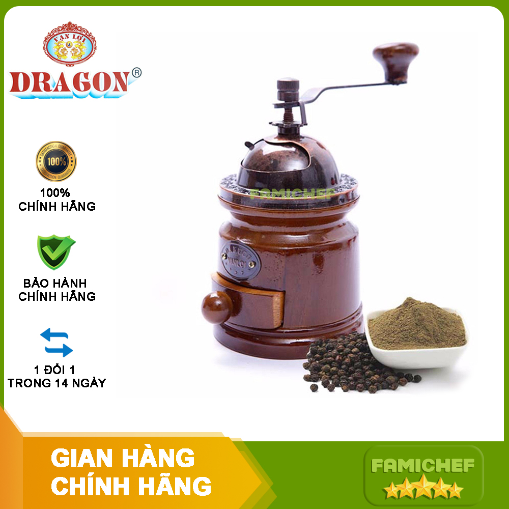 Cối xay tiêu tròn Dragon D043