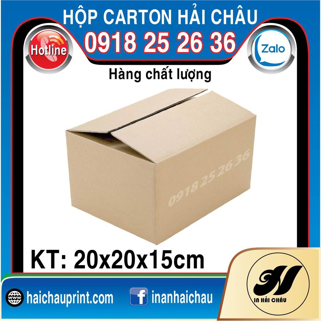 20 Hộp Carton, KT: 20x20x15cm, Hộp carton, Thùng carton, Hộp đóng hàng, Thùng đóng hàng, Hộp carton 3 lớp...