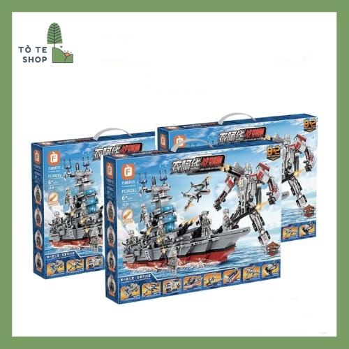 Bộ Đồ Chơi Lắp Ráp Tàu Chiến – 1136 CHI TIẾT