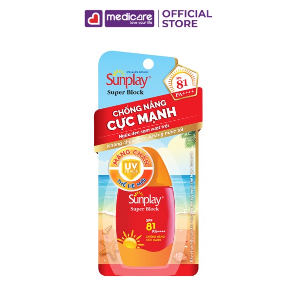 Sữa Chống Nắng SUNPLAY Super Block SPF81 PA++++ 30g