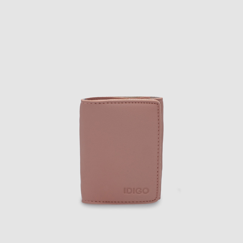 [QUÀ TẶNG - MÀU NGẪU NHIÊN] Ví nữ cầm tay nắp gập mini IDIGO FW2 - 002