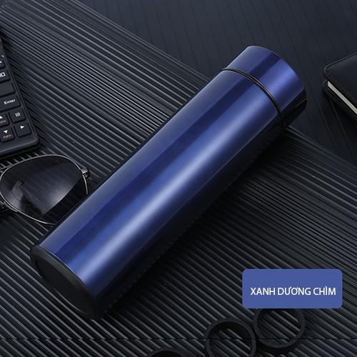 Bình giữ nhiệt có nhiệt kế thông minh 500ml - Bình giữ nhiệt INOX hiển thị nhiệt độ led cao cấp