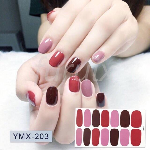 Set dán móng tay Nails dán nghệ thuật nhiều màu - có ngay bộ móng đẹp trong 5 phút (Nail wraps / Nail stickers) CAM06