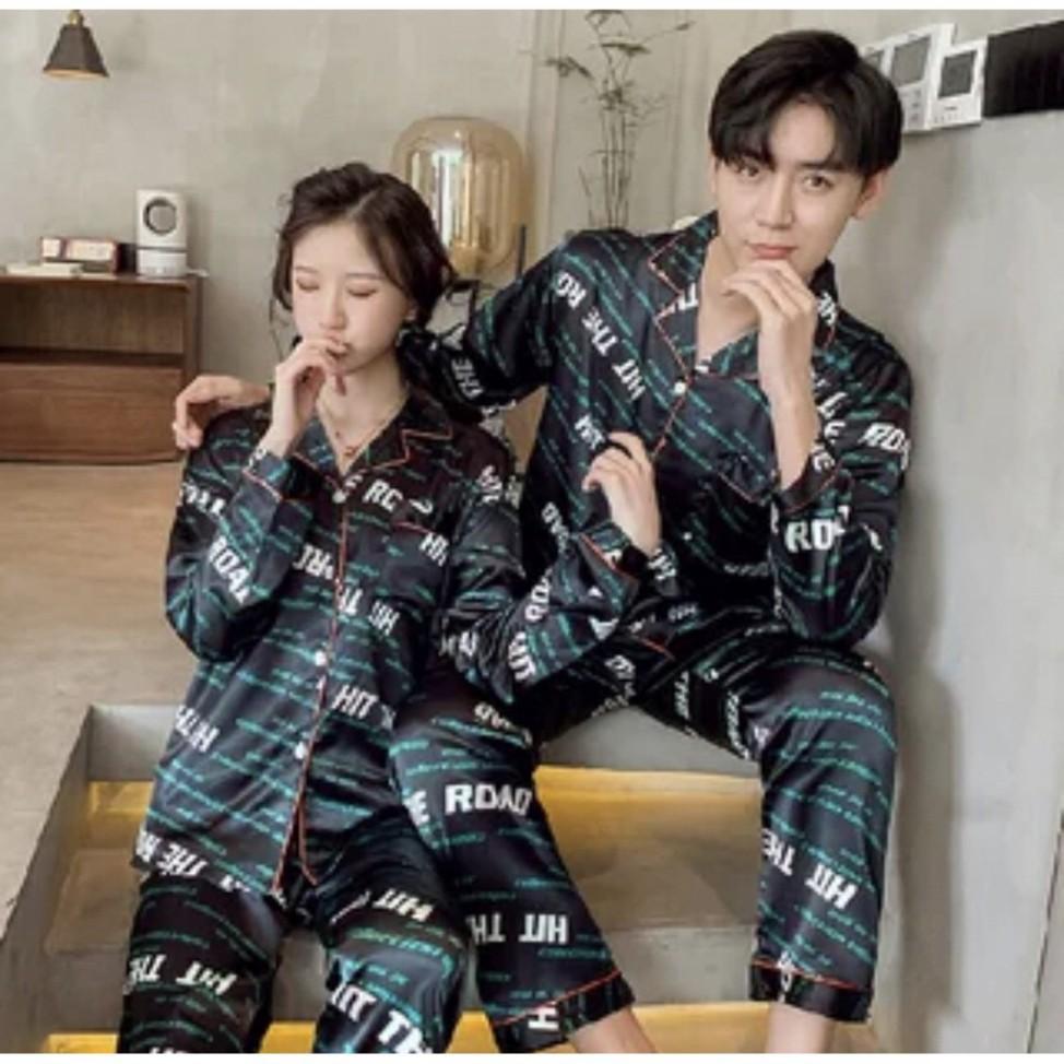 Đồ bộ Pijama nam nữ - Đồ mặc đôi nam nữ - Đồ mặc nhà chất lụa siêu mềm (Hàng có sẵn)