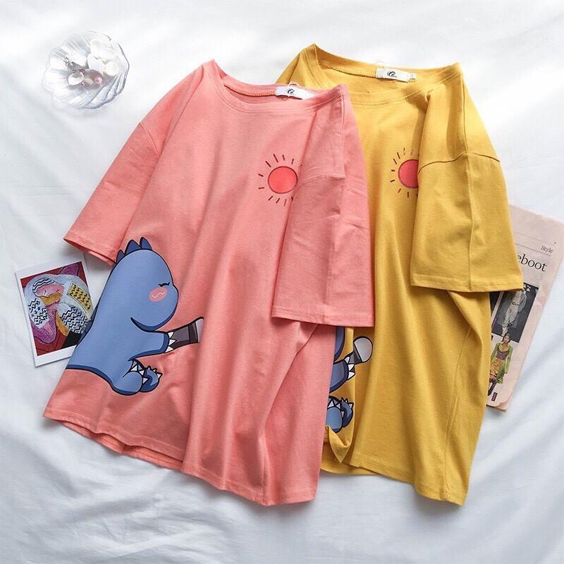 Áo Thun Tay Lỡ Unisex Freesize Từ 40 đến 70kg