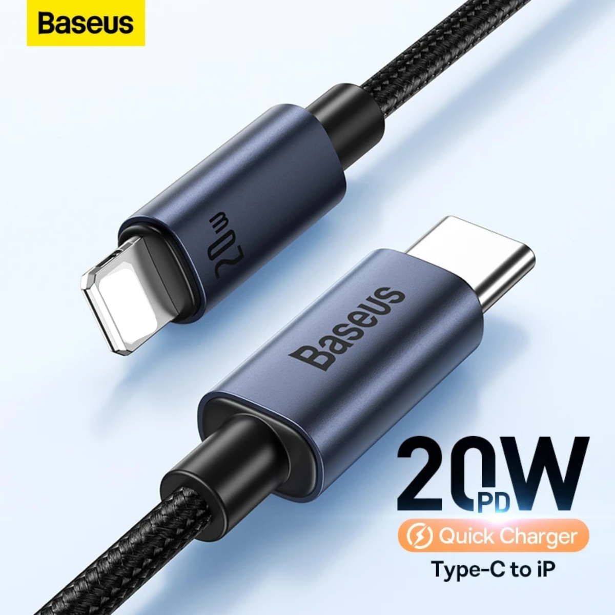 Cáp sạc nhanh Baseus Minimalist Series Fast Charging Data Cable Type-C to iP 20W CAJY010101- Hàng chính hãng