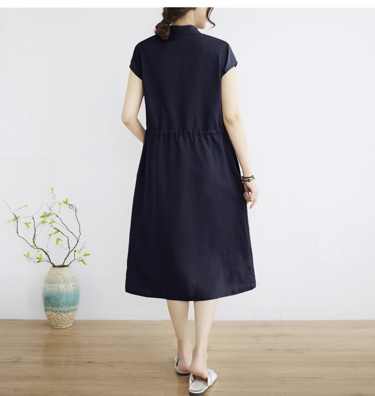 Đầm Đẹp -Váy Trung Niên, Thiết Kế Họa Tiết Sang Trọng Thời Trang Dự Tiệc Đũi Việt Da70