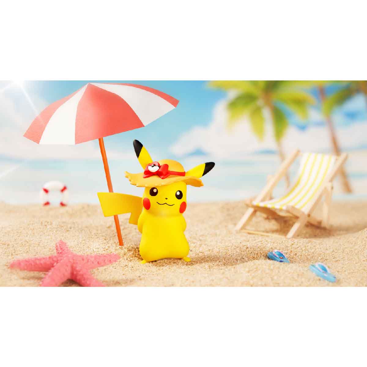 Đồ Chơi Mô Hình Pikachu Đi Du Lịch POKEMON TOYS HOLIDAY/LBW24007