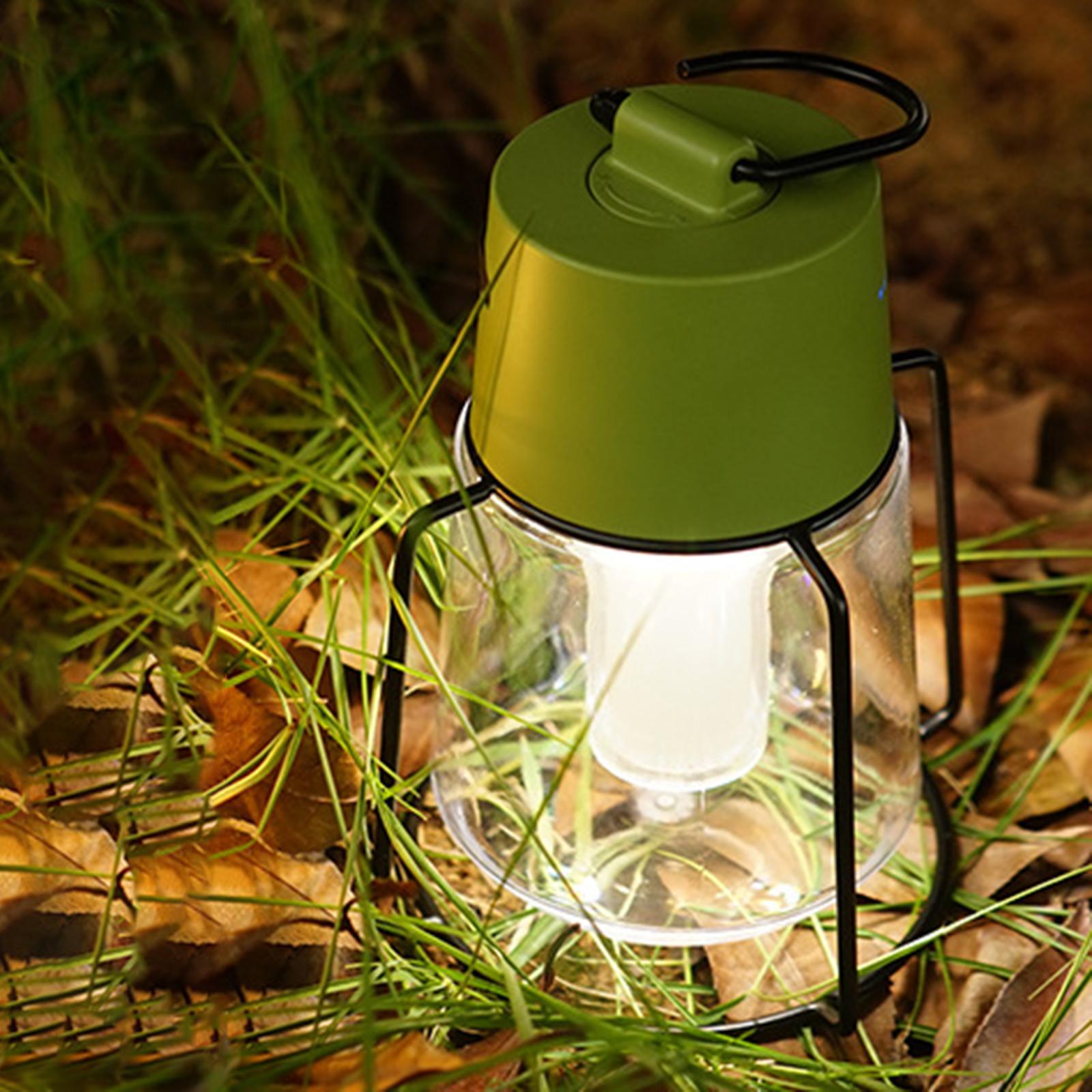 Camping Lantern Ambient Light USB Camp Lantern Hanging Portable Outdoor Light Lamp Camping Lamp Tent Lamp for BBQ Hiking Backpacking Fishing