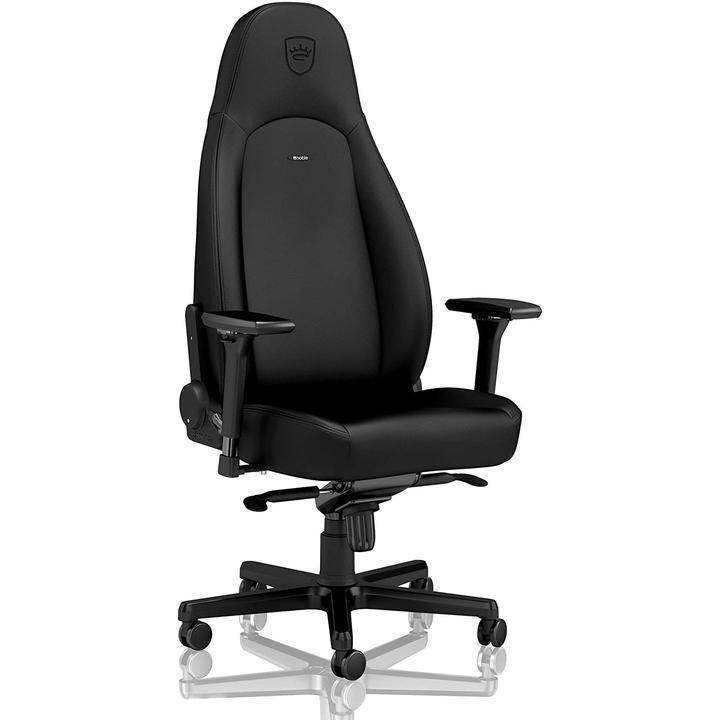 Ghế gaming cao cấp Noblechairs ICON Black Edition PU leather - Hàng chính hãng