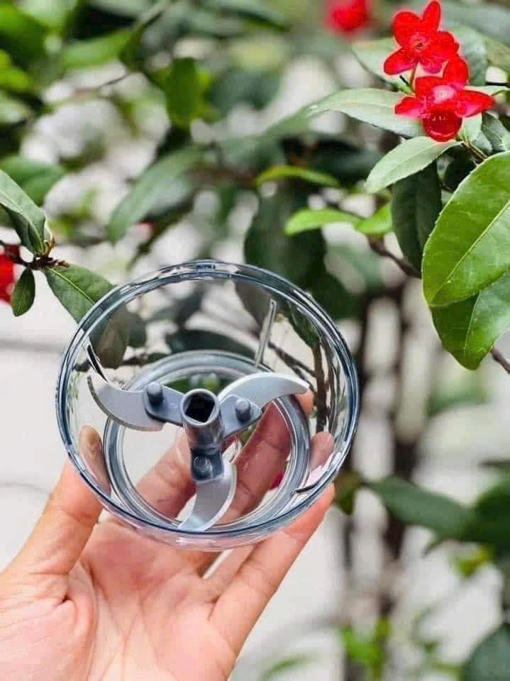 Máy xay tỏi ớt, xay đồ ăn dặm hình con heo cầm tay mini
