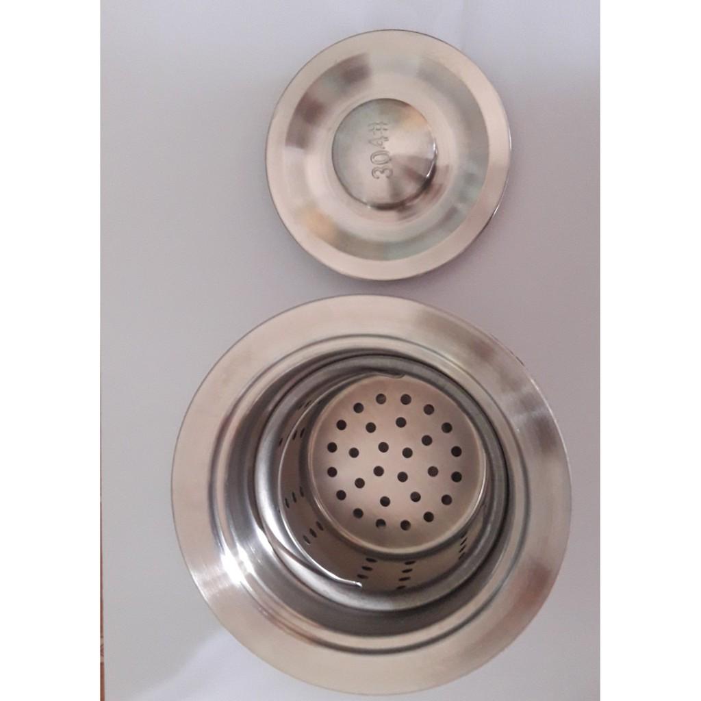 LỌC RÁC CHẬU RỬA CHÉN PHI 110 INOX 304 CHỐNG RỈ