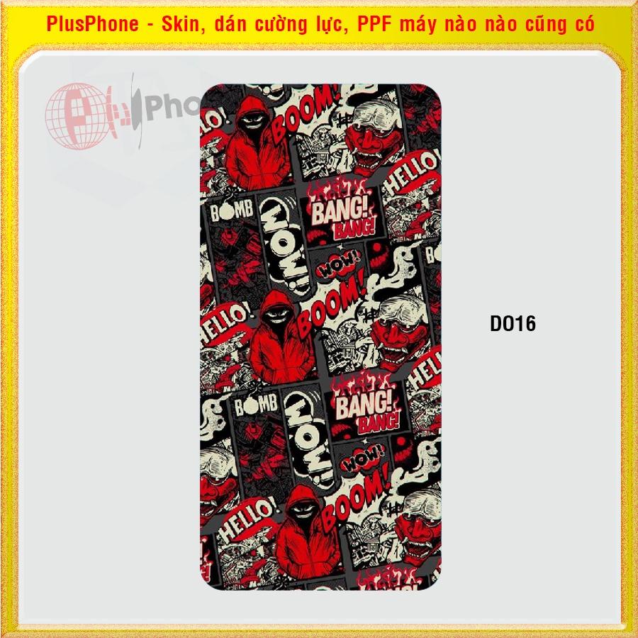 Dán Skin mặt sau cho iPhone 4, 4s, 5, 5c, 5s, 5 SE, 6, 6s, 6 Plus, 7, 7 Plus, 8, 8 Plus nhiều mẫu hot, độc lạ