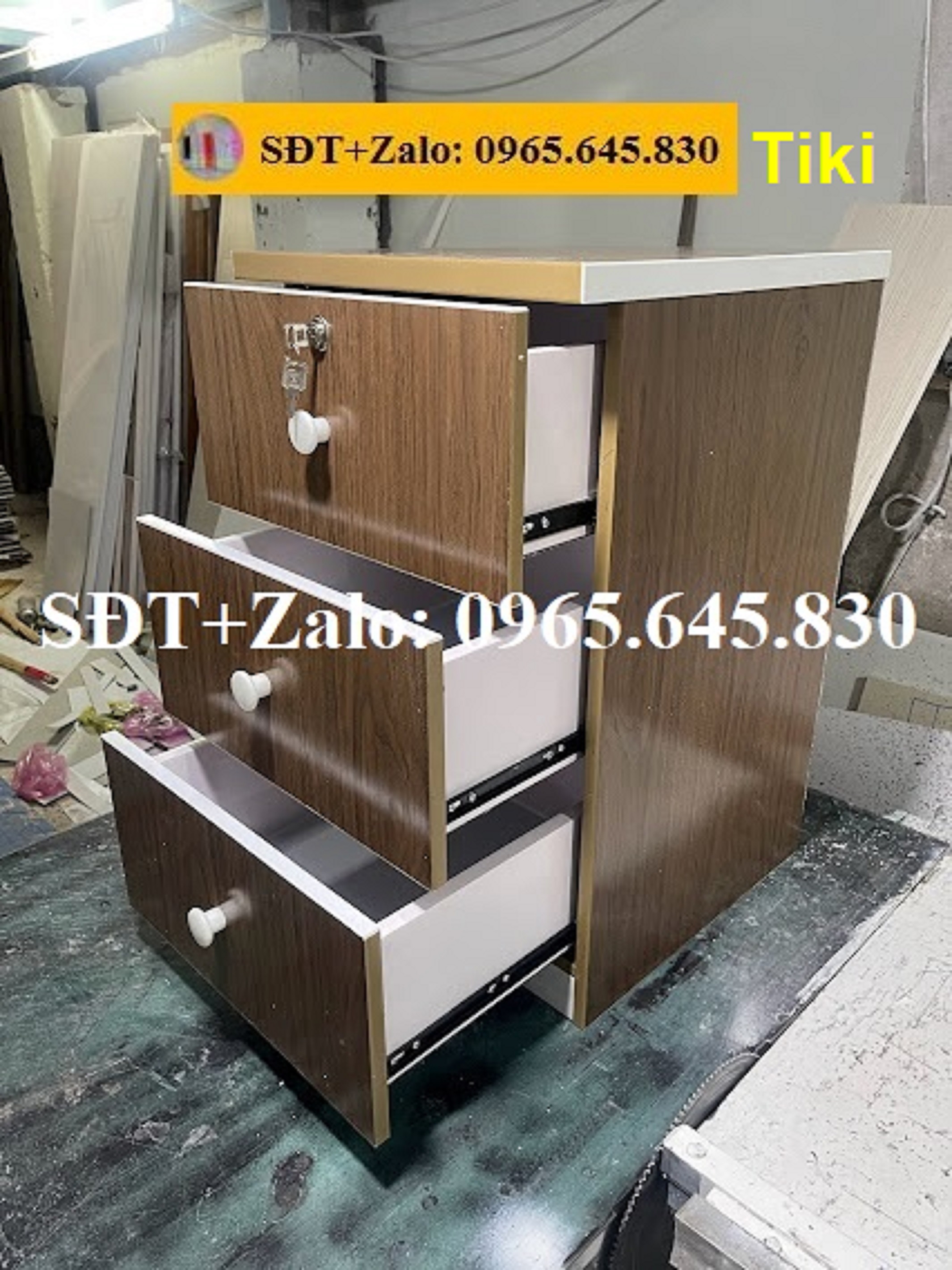 Tủ, Kệ Đầu Giường Nhựa Đài Loan Cao 68cm Ngang 42cm 909