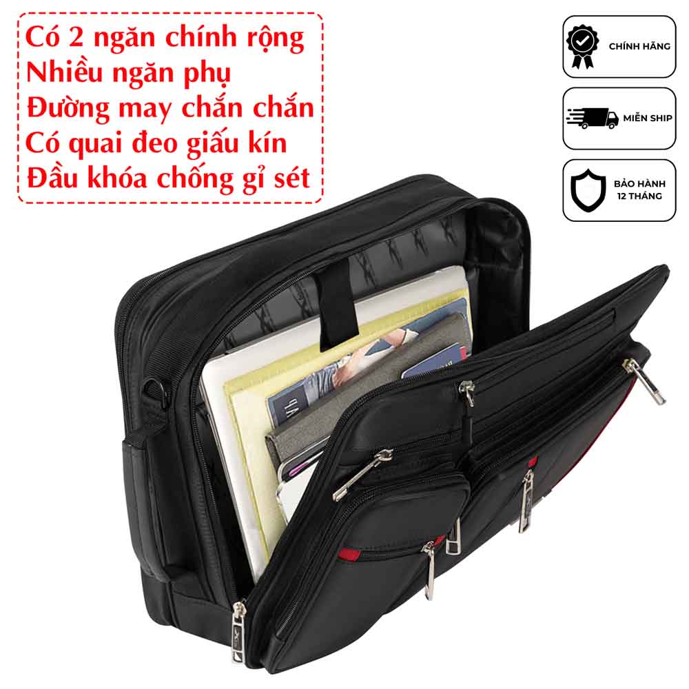 Cặp Học Sinh Cấp 2, Cấp 3, Có Ngăn Đựng Bình Nước, Cặp Đa Năng Có Quai Balo Cất Gọn Xbags Pride Xb 4102