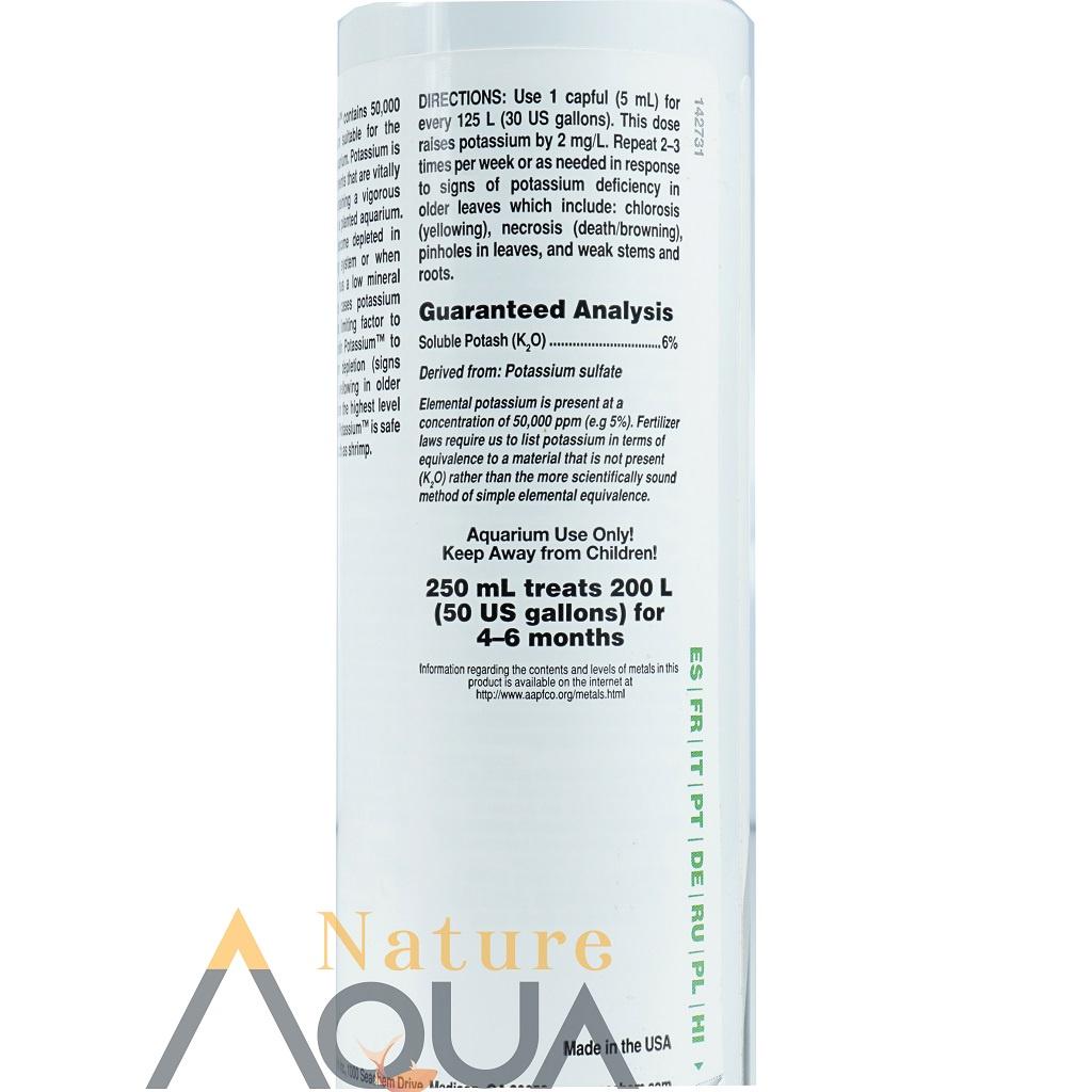 SEACHEM FLOURISH POTASSIUM - PHÂN NƯỚC BỔ SUNG KALI CHO CÂY THỦY SINH 100ml/250ml/500ml