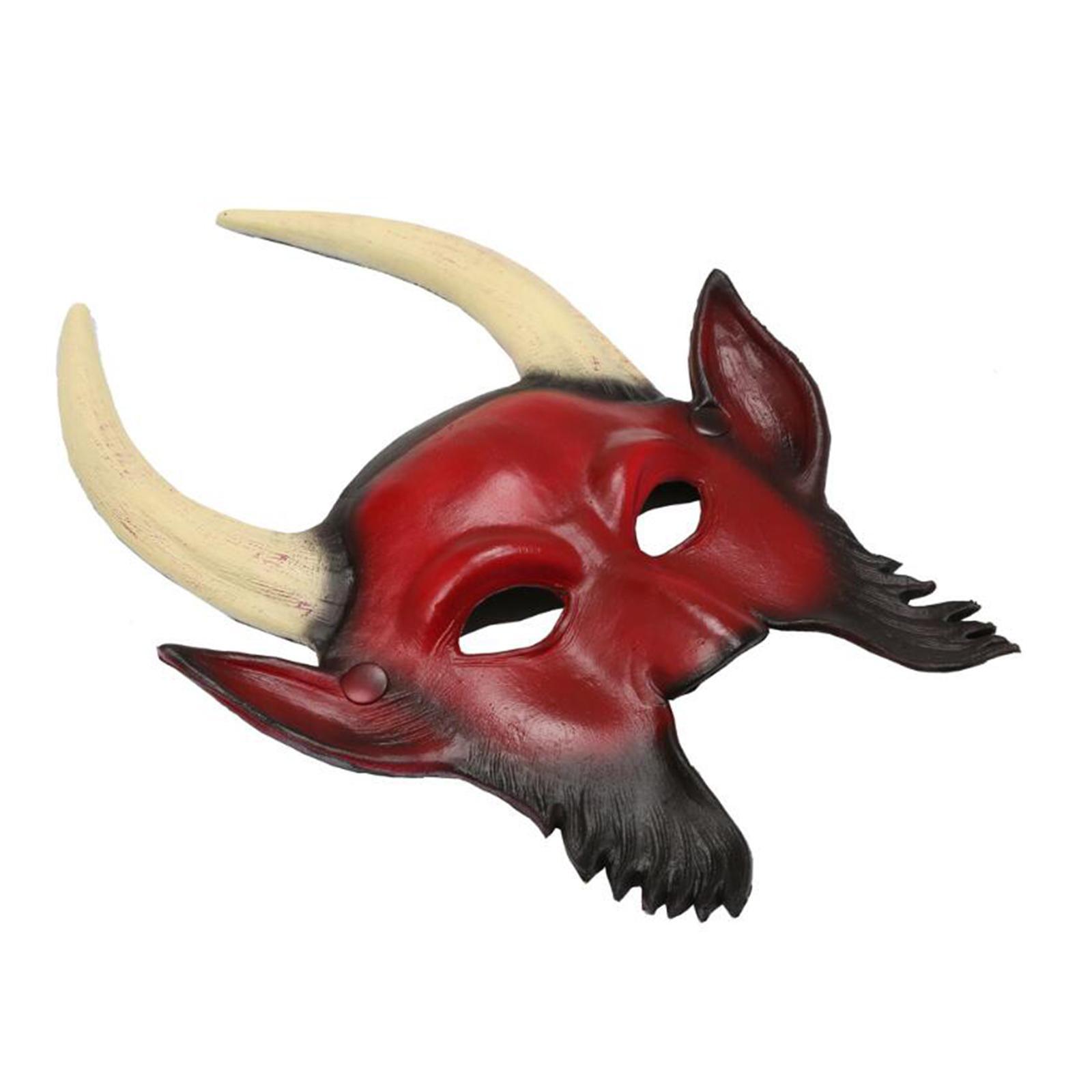 Devil Face Cover, Cosplay Fancy Dress Masquerade , Halloween for Prom Stage Performance Party Night Club