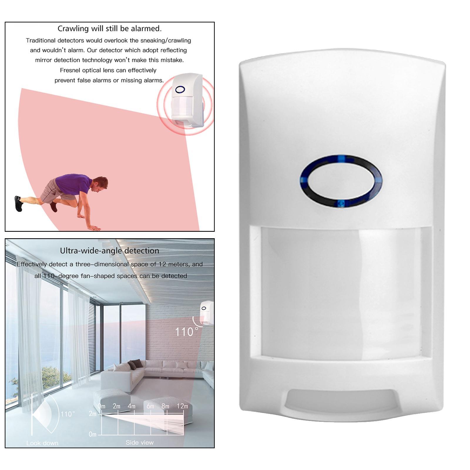 RF 433MHz Wireless PIR Motion Sensor Alarm Home Infrared Detector All-round
