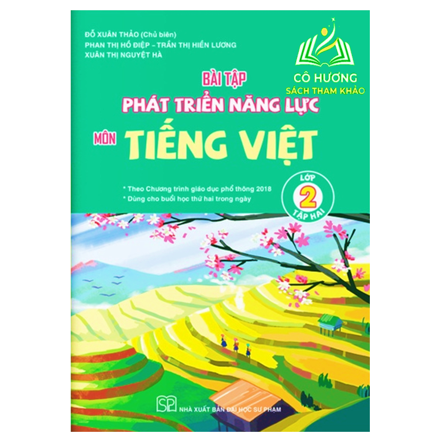 Sách - Combo Bài tập phát triển năng lực học sinh môn tiếng việt lớp 2 tập 1+2
