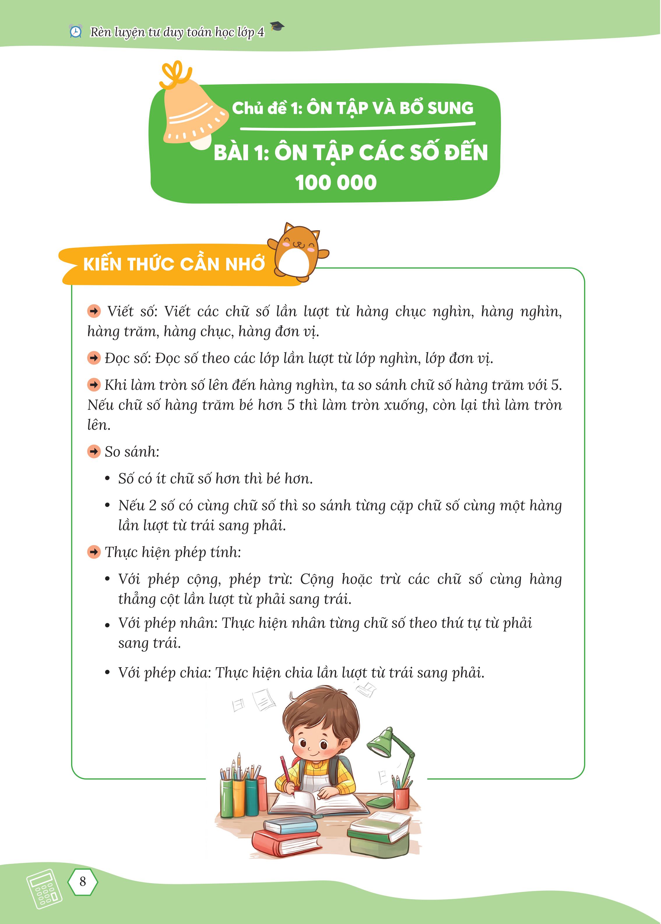 Sách - Rèn Luyện Tư Duy Toán Học Lớp 4 - Khám Phá Những Phương Pháp Học Hiệu Quả Cho Trẻ