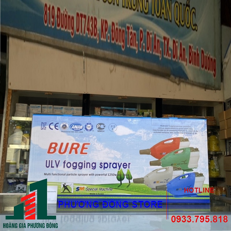 Máy phun muỗi, khử trùng ULV BURE