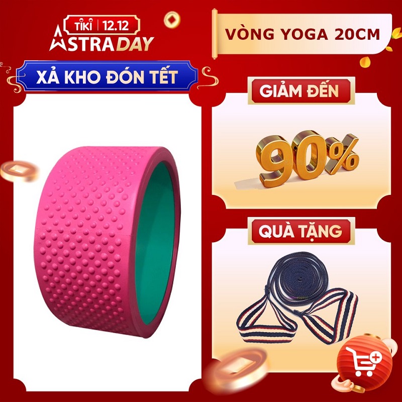 Vòng có gai bản bự 20cm tập yoga , đường kính 33cm , chịu lực 200kg ,phiên bản cao cấp có gai massage , dụng cụ tập yoga