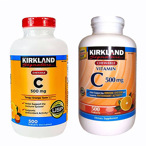 Vitamin C Kirkland Signature Mỹ tăng sức đề kháng, sáng da, mờ thâm, làm chậm quá trình lão hóa, nhanh lành vết thương - OZ Slim Store