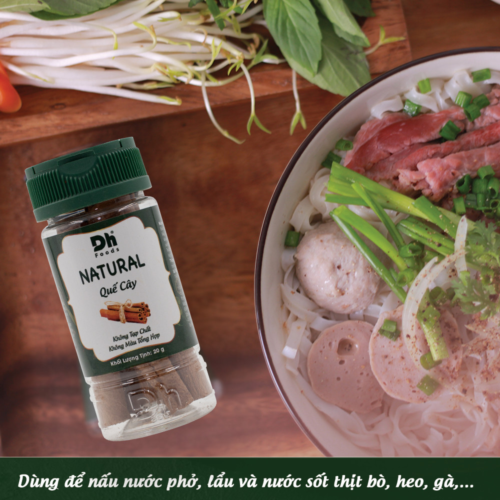 Natural Quế cây 20gr Dh Foods