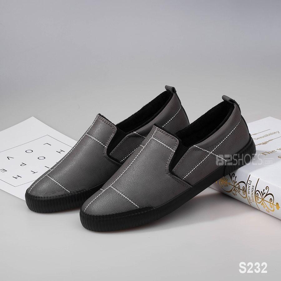 Giày lười nam - Slip on nam da - Mã S232