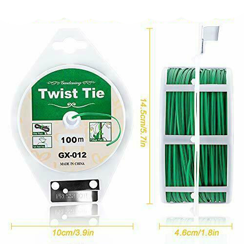 Cuộn Dây Kẽm Bọc Nhựa Buộc Đồ Đa Năng Twist Tie - 100m