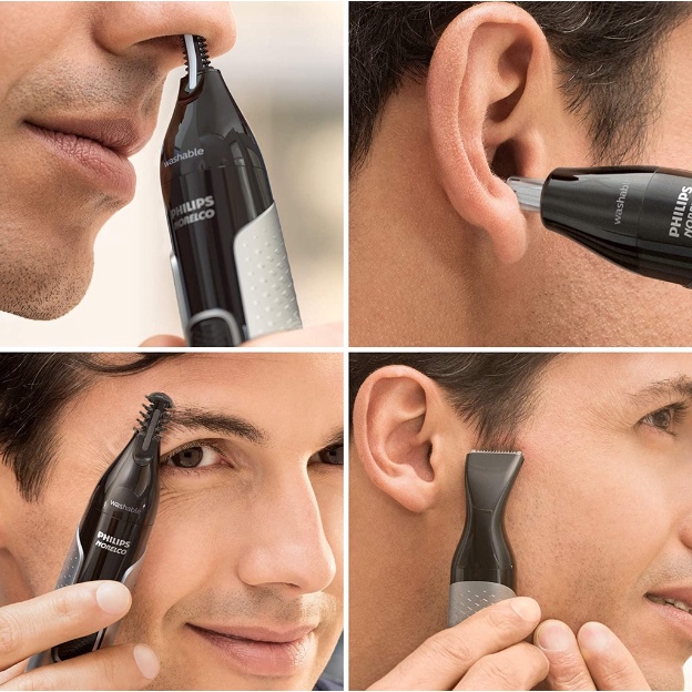 Máy Cắt Tỉa Lông Mũi, Lông Tai, Lông Mày Philips Norelco Nose Trimmer NT3600/42, NT5600/42