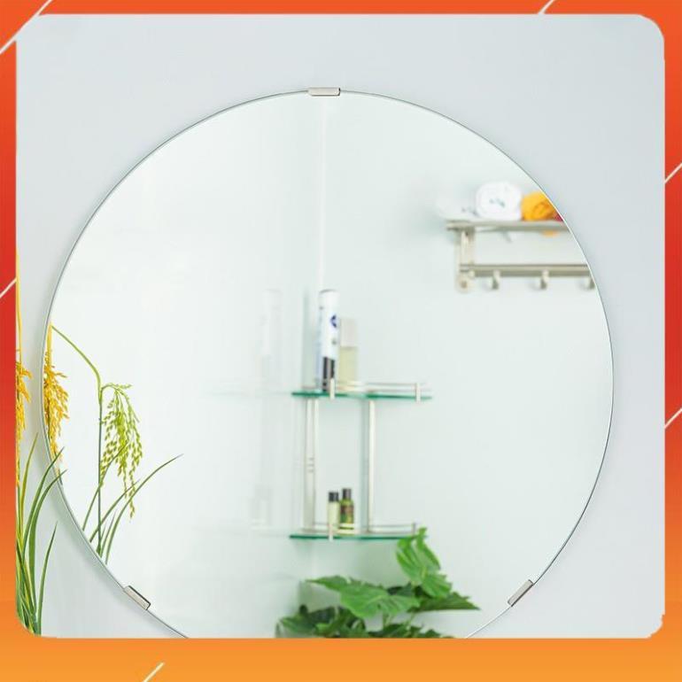 gương tròn soi nhà tắm bàn trang điểm treo tường kích thước tròn 40cm - guonghoangkim mirror D40