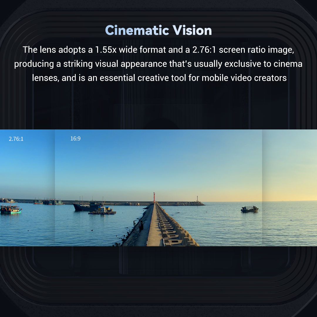 SmallRig 1.55X Anamorphic Lens - chuẩn Cinematic cho I-phone 3578