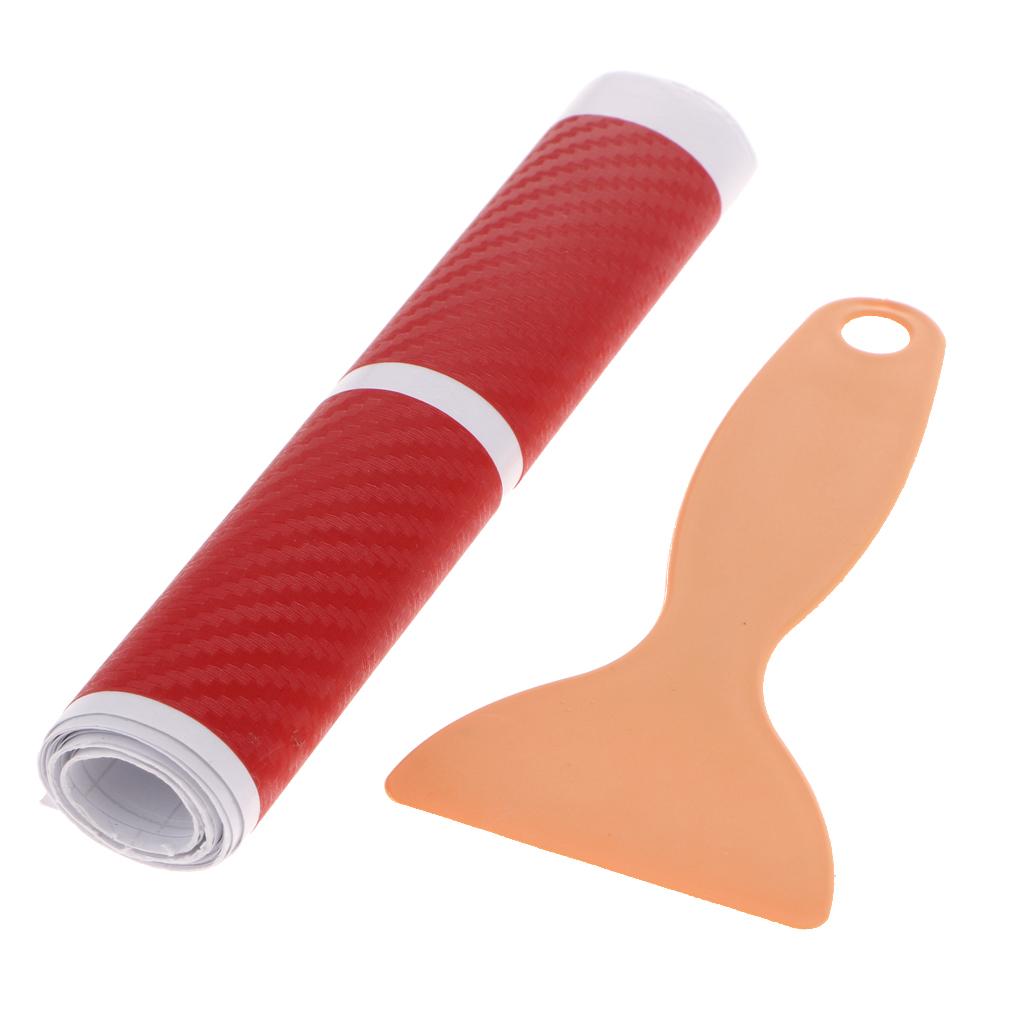 4Pcs 3D Carbon Fiber Car Door Pedal Plate Sticker Sill Scuff Cover