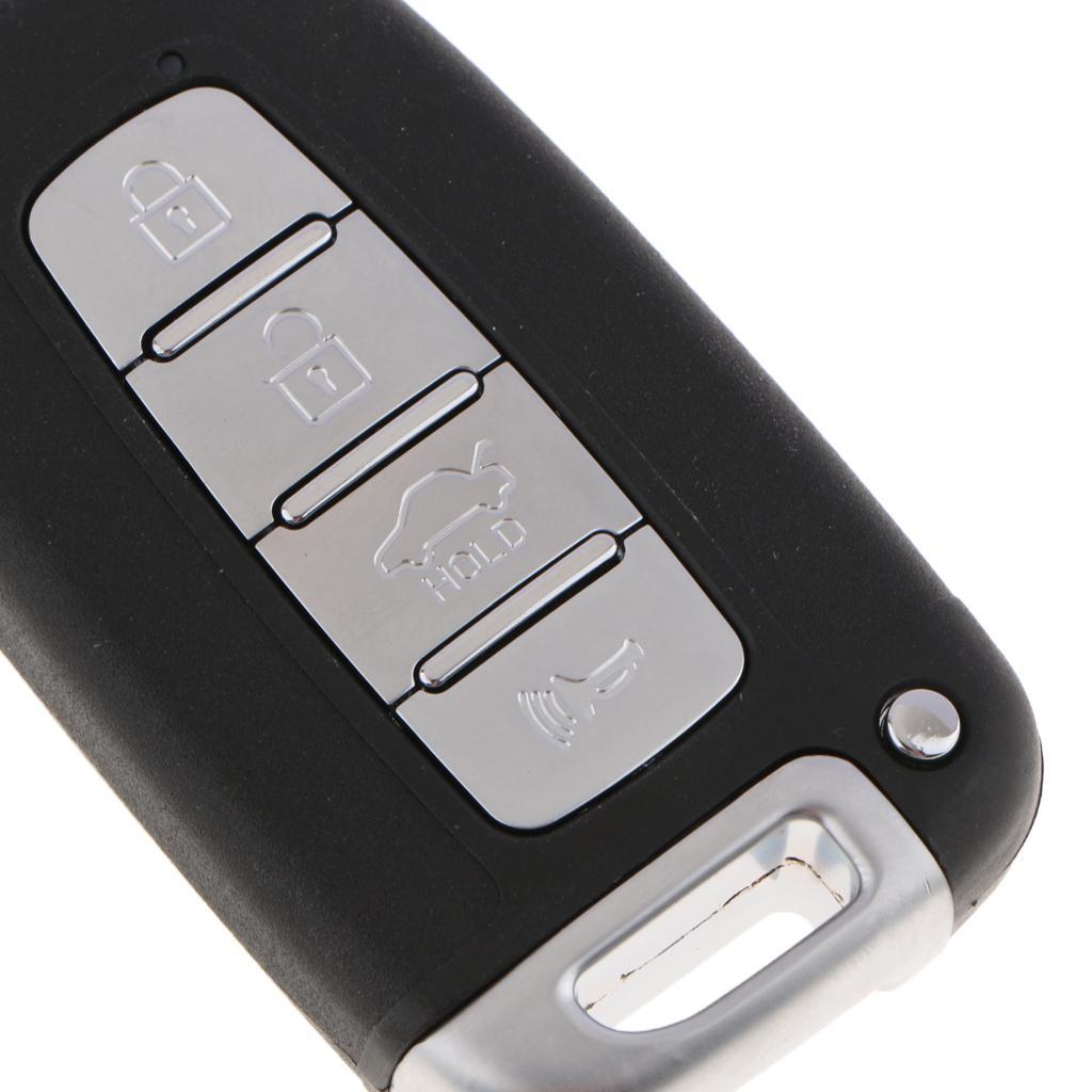 3 Buttons Switch Remote Fob Key Case Shell Uncut 434MHz for