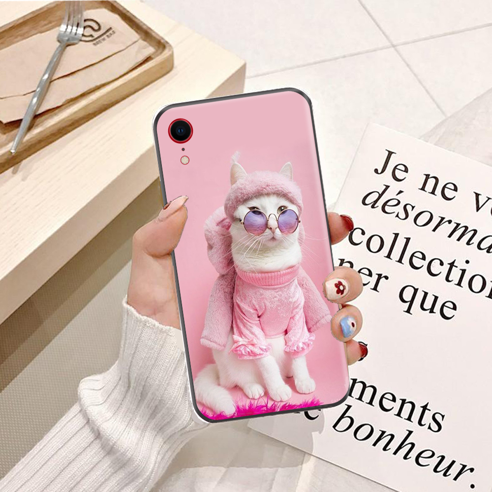 Ốp lưng điện thoại iPhone XR viền silicon dẻo TPU in hình Thú Cưng - Hàng chính hãng