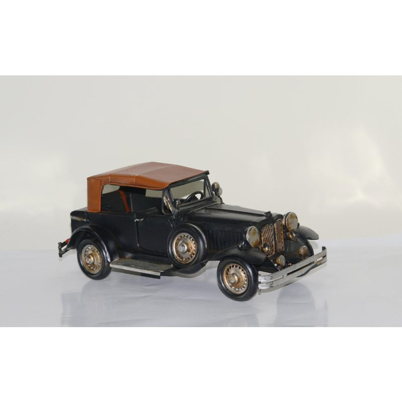 Mô hình xe cổ Châu Âu kim loại trưng bày/ Vintage Metal Car Handmade Decoration (1810D-1124)