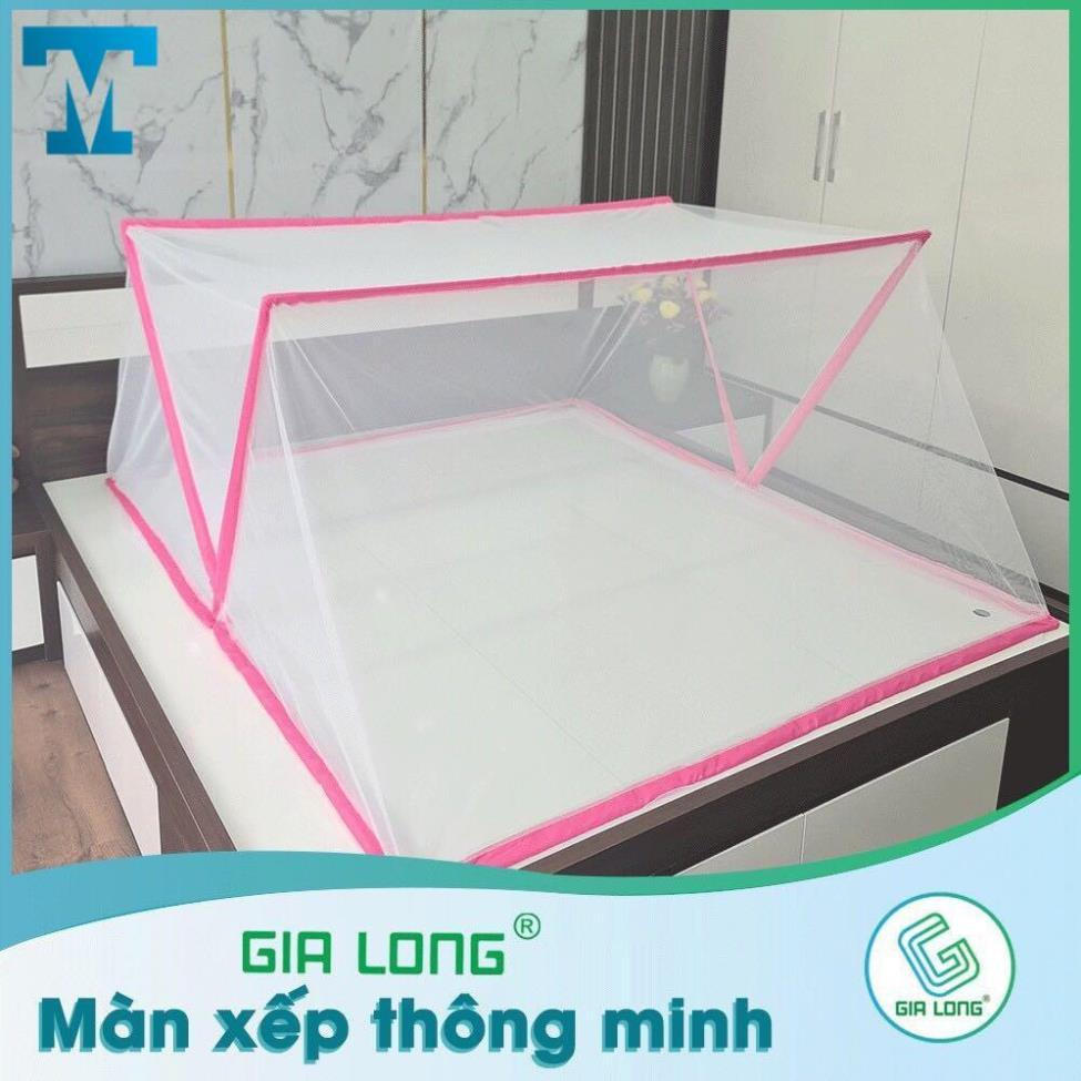 Màn chụp gấp gọn 1m/1m4/1m6/1m8 mùng chụp thông minh Gia Long