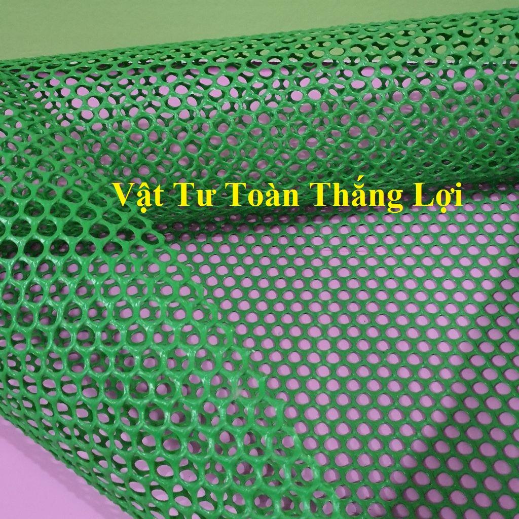 (Khổ cao 1m) Lưới nhựa màu xanh , lưới màu đen vây gà vịt