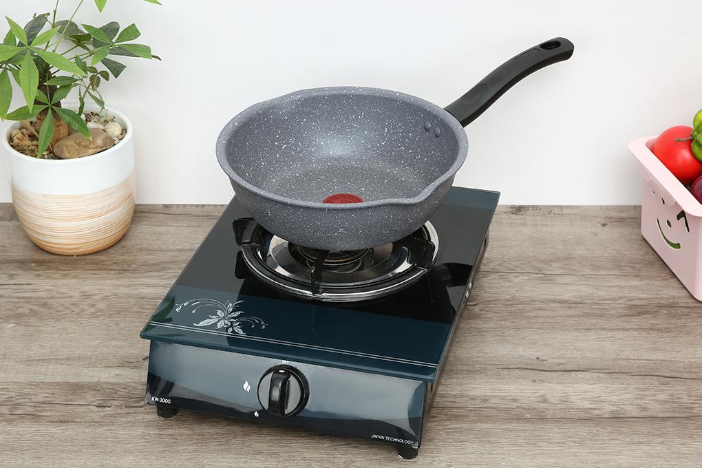 Chảo nhôm sâu chống dính đáy từ 24 cm Tefal Cook Healthy G1348495 - Hàng chính hãng