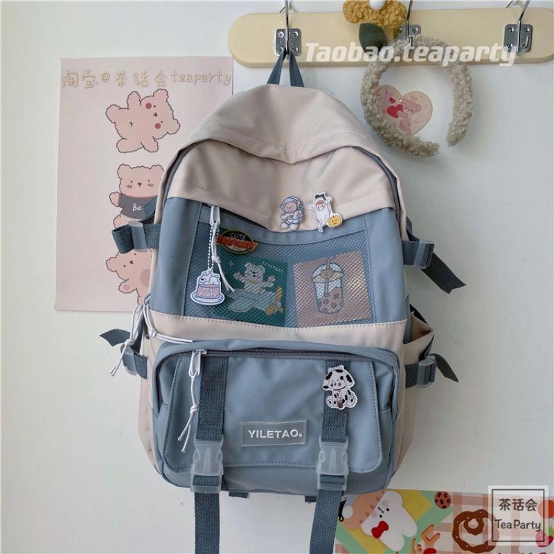 Balo thời trang nam nữ ulzzang zaoho balo đi học đi chơi Mar mibag 2 khoá