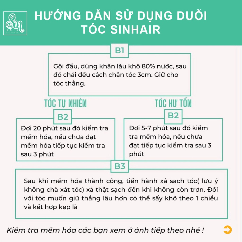 Dầu Gội Duỗi Tóc Sin Hair Duỗi Tóc Tại Nhà Siêu Bóng Thơm Mềm Mượt