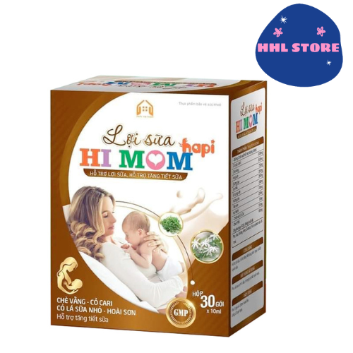 Combo 2 Hộp Lợi Sữa Hi Mom,Hỗ Trợ Lợi Sữa,Hỗ Trợ Tăng Tiết Sữa,Giảm Nguy Cơ Tắc Tuyến Sữa