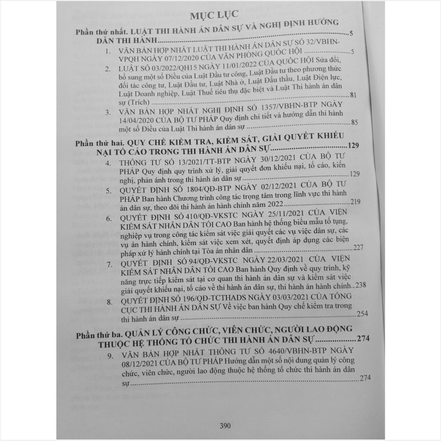 Sách Luật Thi Hành Án Dân Sự - Quy Trình Xử Lý, Giải Quyết Đơn Thư Khiếu Nại Tố Cáo Trong Công Tác Thi Hành Án Dân Sự - V2121D