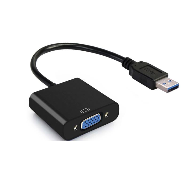 Bộ chuyển USB 3.0 sang VGA Video Display External Cable - Hàng Nhập Khẩu