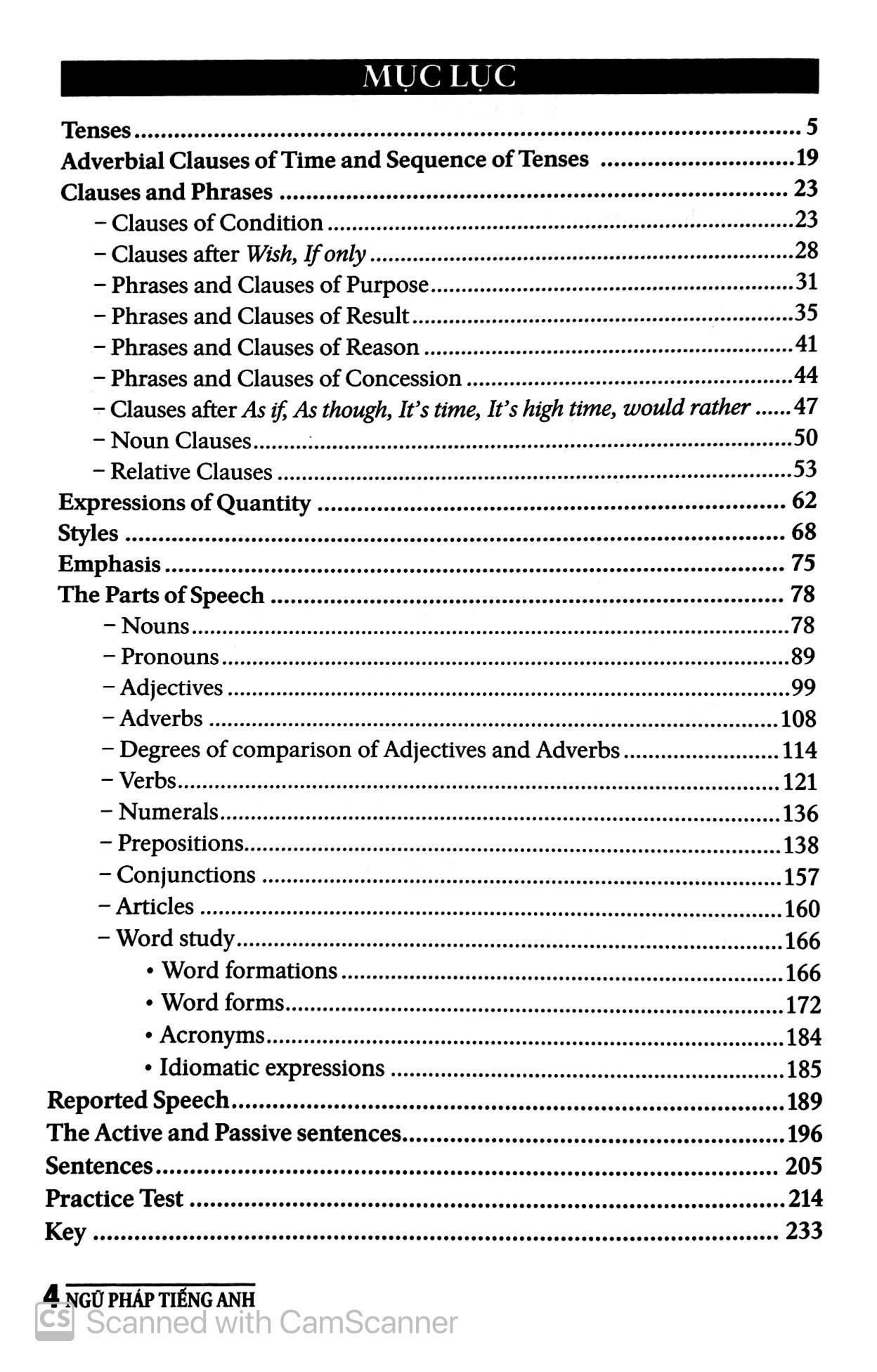 Sách Ngữ Pháp Tiếng Anh Dành Cho Học Sinh (Với Bài Tập Và Đáp Án) - Tái Bản