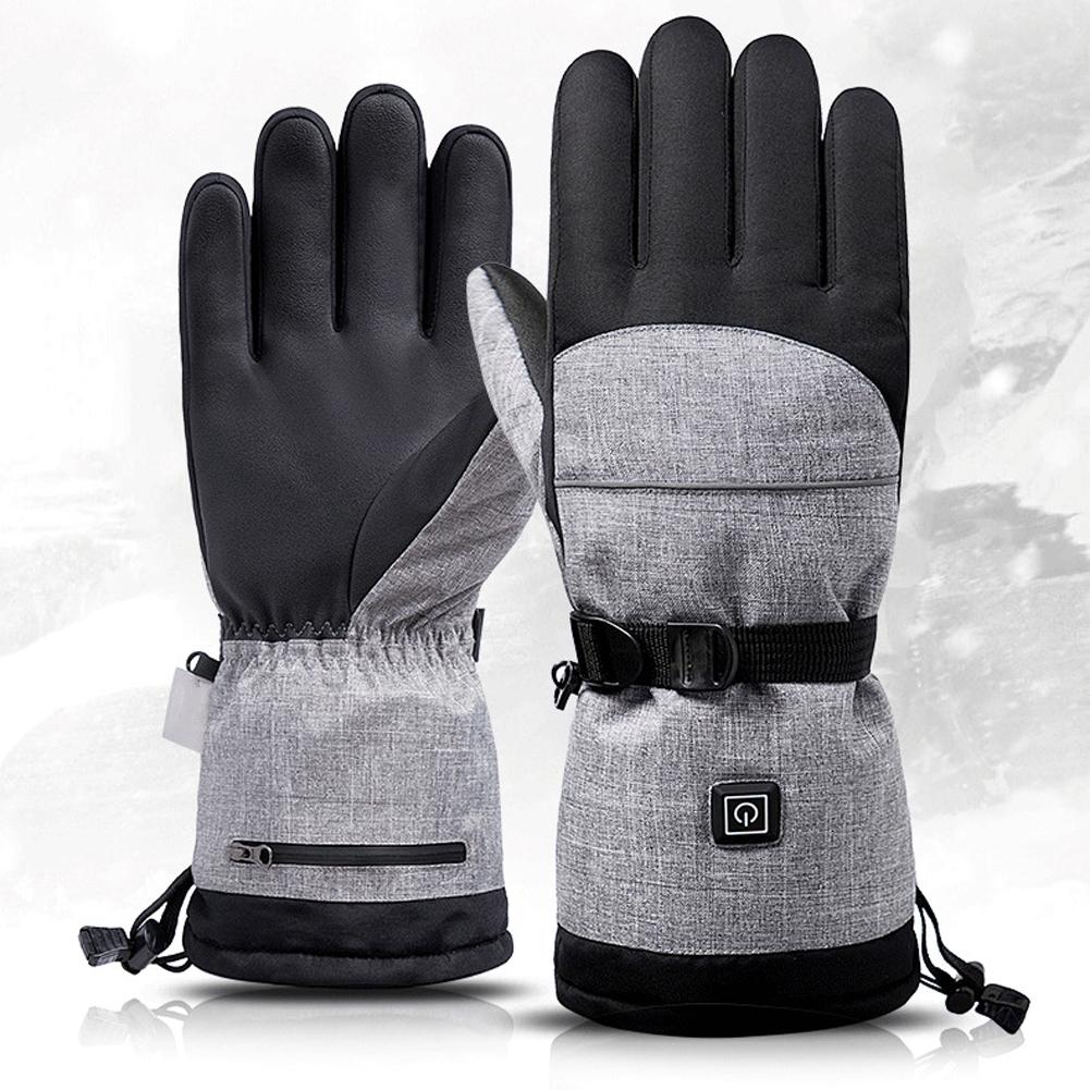 Electric Heating Glove Skiing Glove Windproof Heating Glove USB Glove Riding Glove Winter Cycling Glove