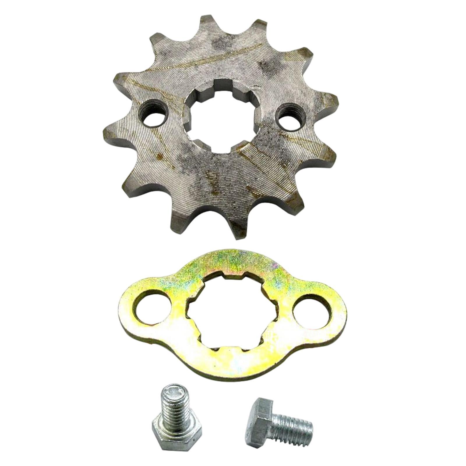 Front Sprocket Cog 428 17mm 12 with Gasket Components for Bike